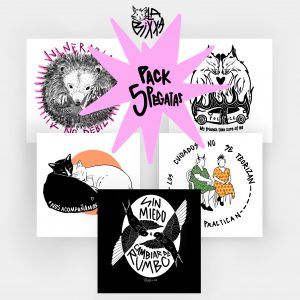 Pack 5 Pegatas